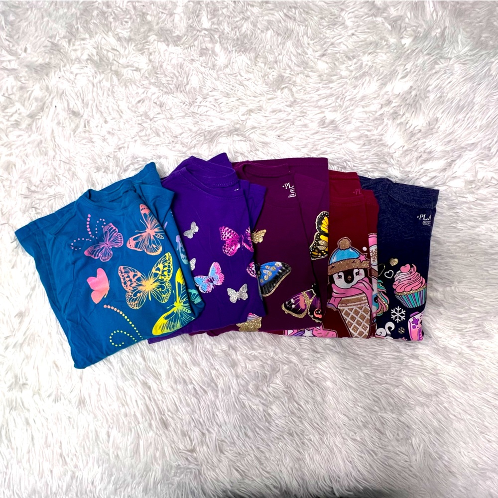 Lot of 5 Children’s Place Girls LongSleeves